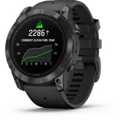 Garmin Epix Pro Gen.2 51mm Sapphire Titane Carbon Gray DLC (Bracelet Noir) Noir