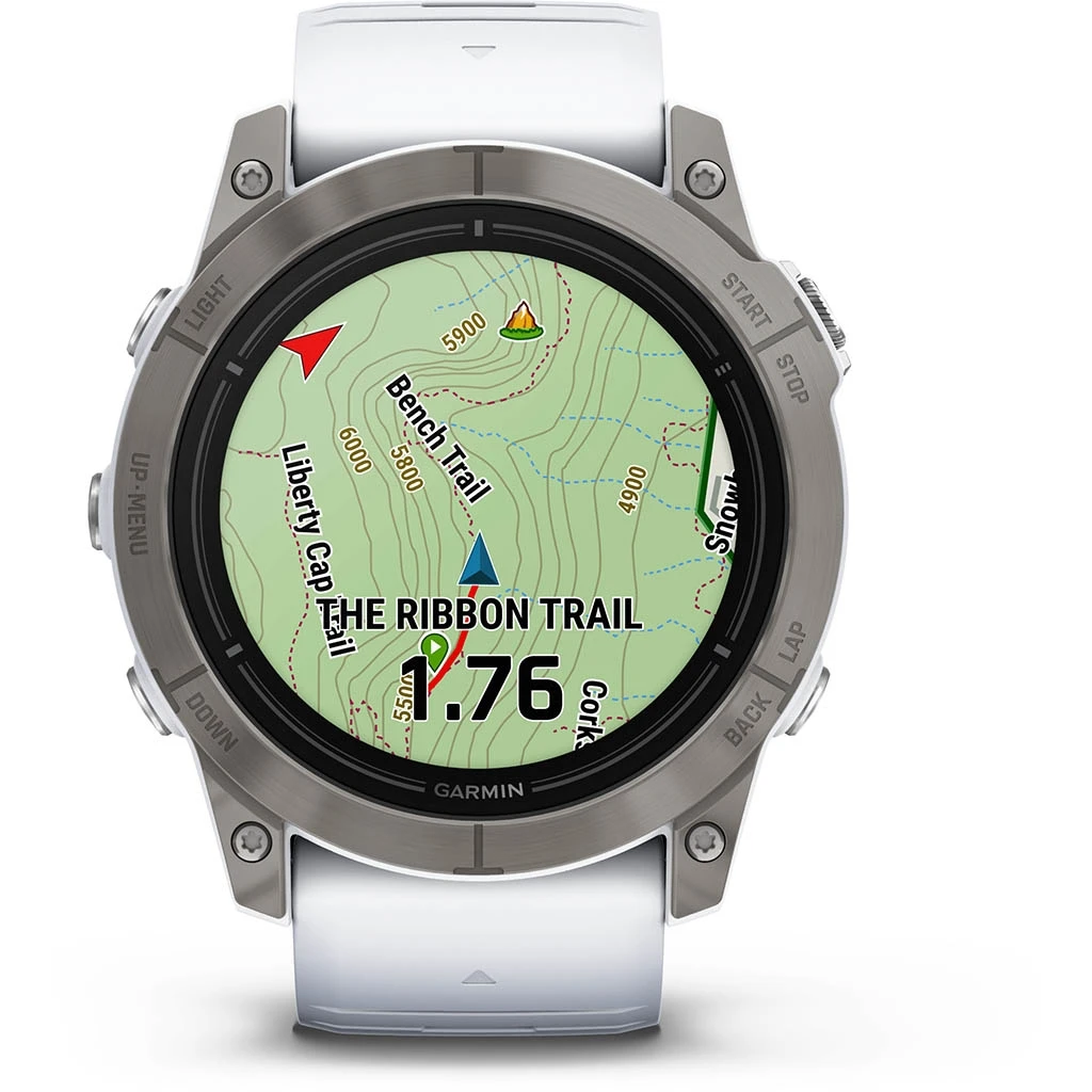 Garmin Epix Pro Gen.2 51mm Sapphire Titane Silver (Bracelet Blanc) Blanc – Image 5