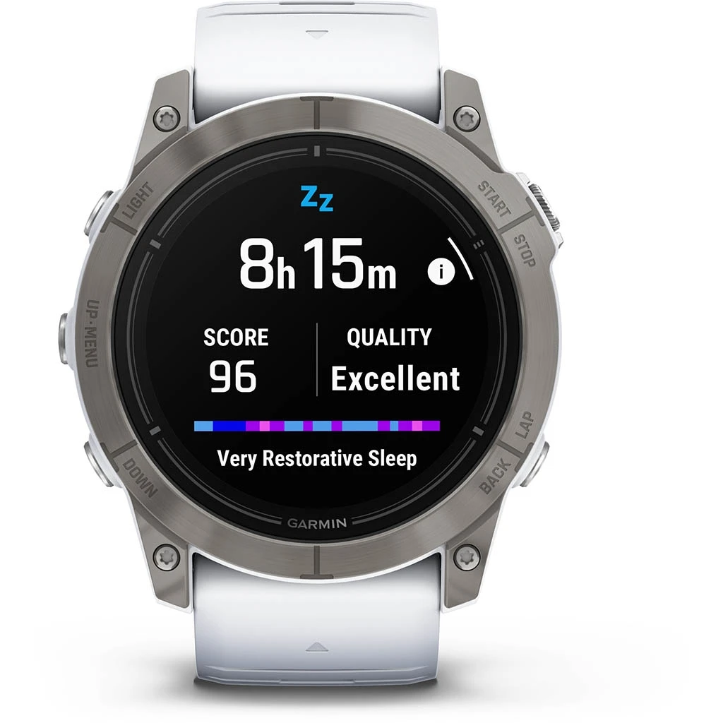 Garmin Epix Pro Gen.2 51mm Sapphire Titane Silver (Bracelet Blanc) Blanc – Image 6