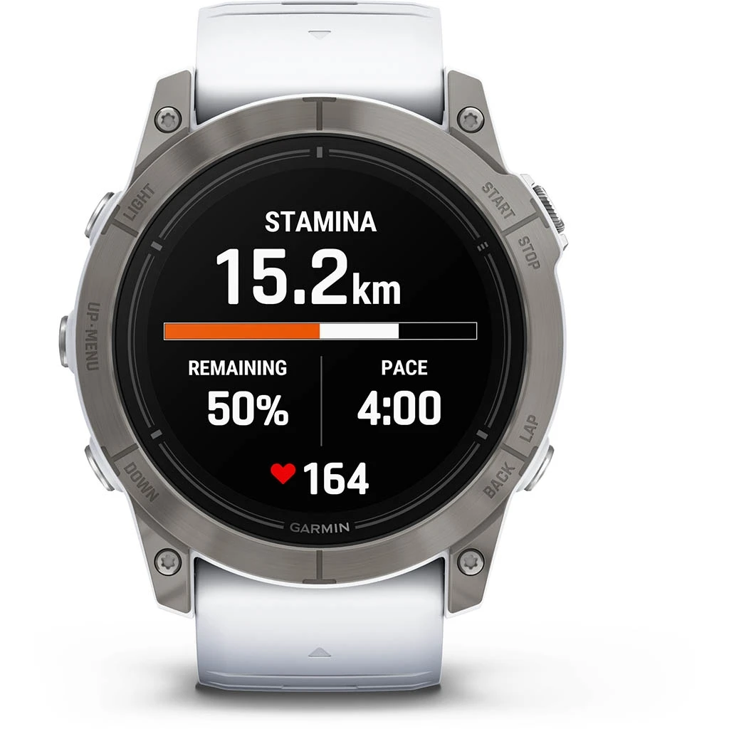 Garmin Epix Pro Gen.2 51mm Sapphire Titane Silver (Bracelet Blanc) Blanc – Image 7