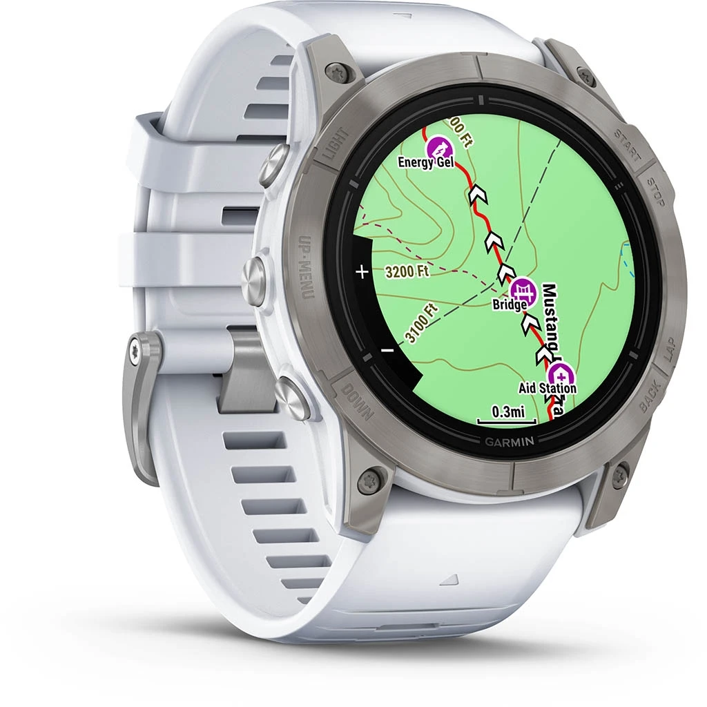 Garmin Epix Pro Gen.2 51mm Sapphire Titane Silver (Bracelet Blanc) Blanc – Image 10