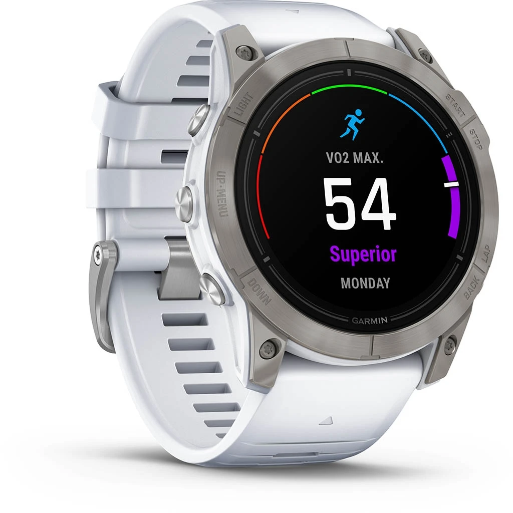 Garmin Epix Pro Gen.2 51mm Sapphire Titane Silver (Bracelet Blanc) Blanc – Image 11