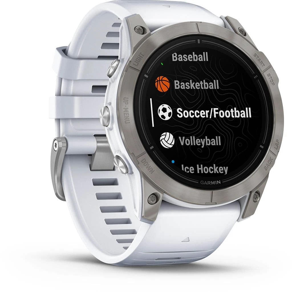 Garmin Epix Pro Gen.2 51mm Sapphire Titane Silver (Bracelet Blanc) Blanc – Image 13