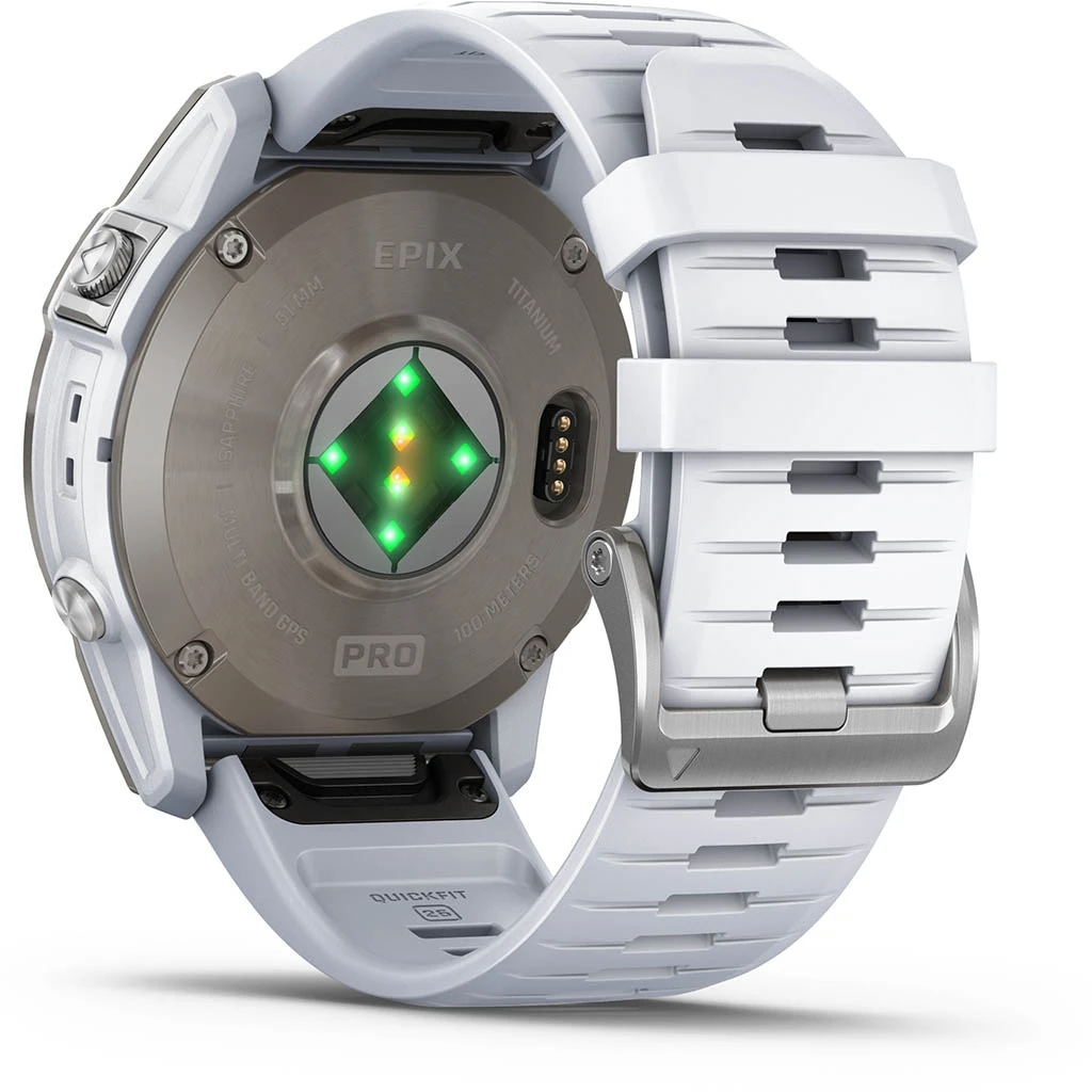 Garmin Epix Pro Gen.2 51mm Sapphire Titane Silver (Bracelet Blanc) Blanc – Image 15