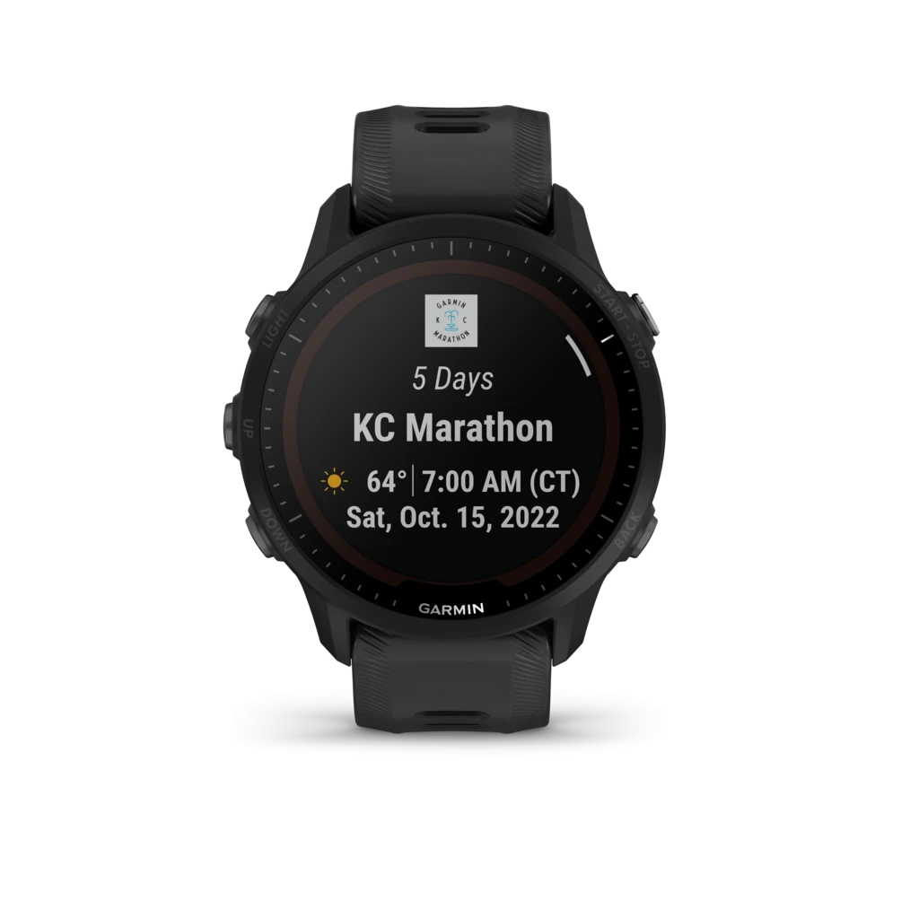 Garmin Forerunner 955 Solar Noire Noir – Image 6