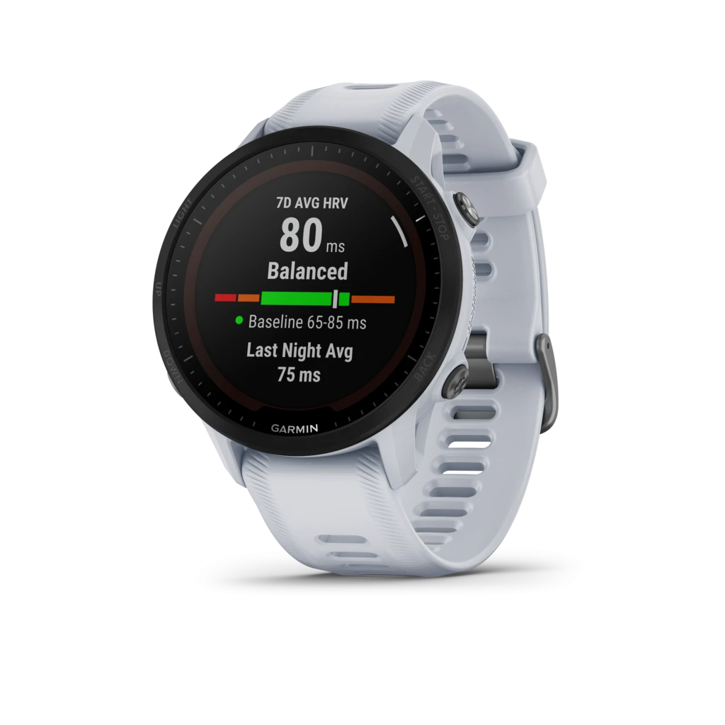Garmin Forerunner 955 Solar Blanche Blanc – Image 2