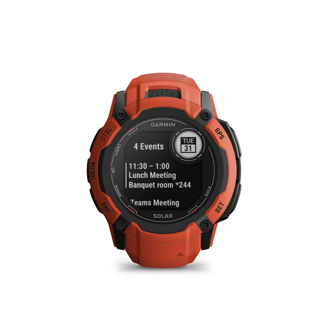 Garmin Instinct 2X Solar Rouge Rouge – Image 16