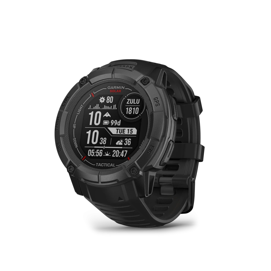Garmin Instinct 2X Solar Tactical Edition Noire Noir