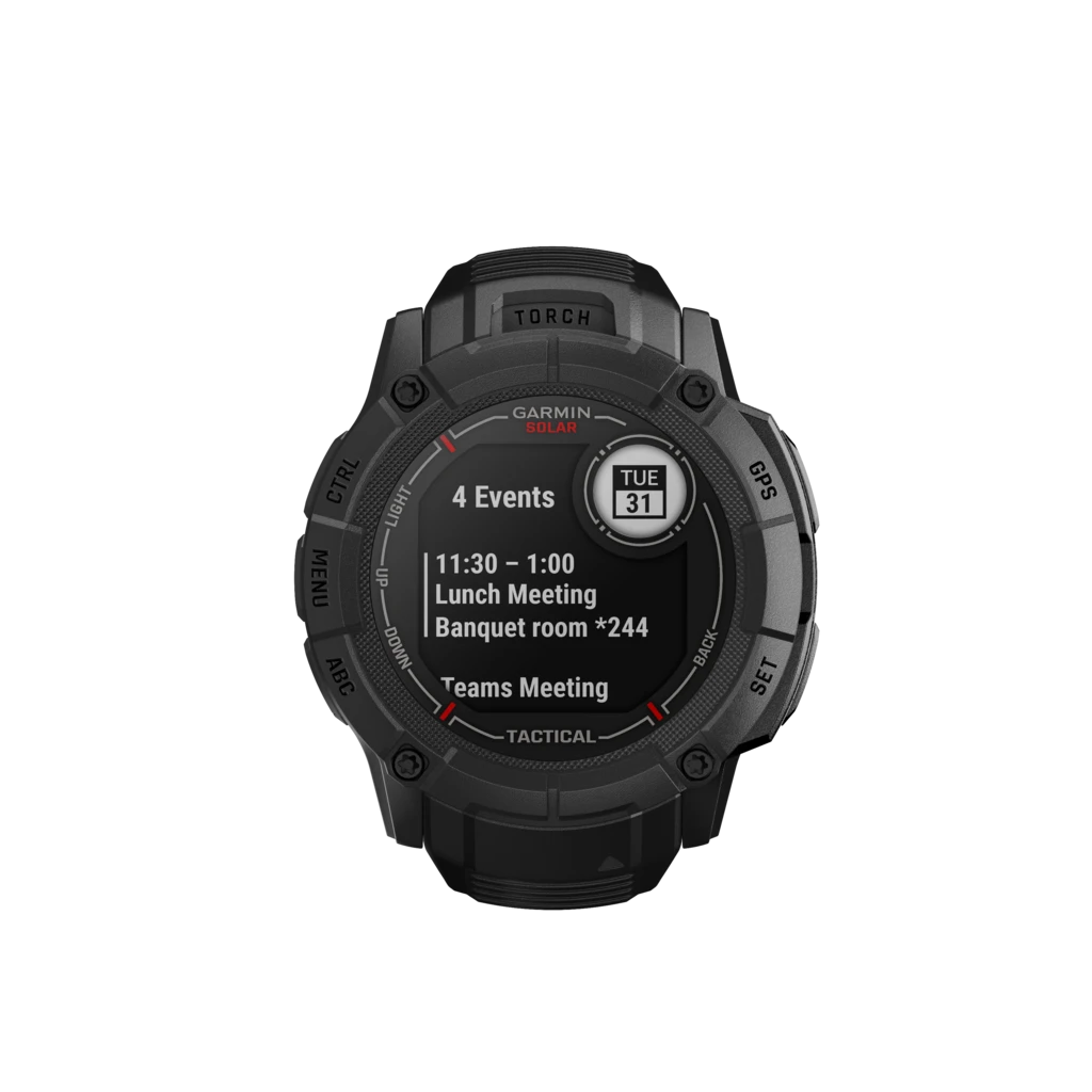 Garmin Instinct 2X Solar Tactical Edition Noire Noir – Image 14
