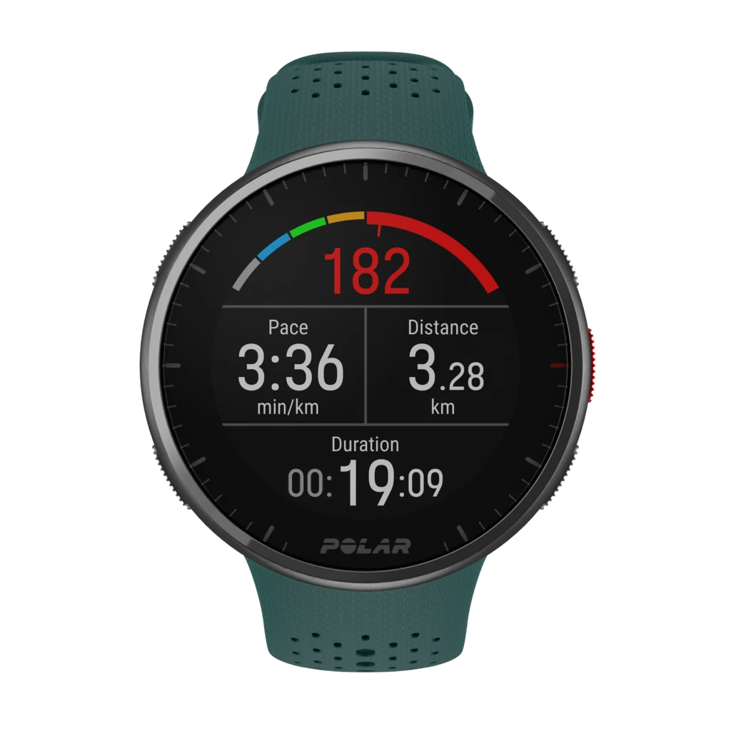 Polar Pacer Pro Aurora Green S-L Vert