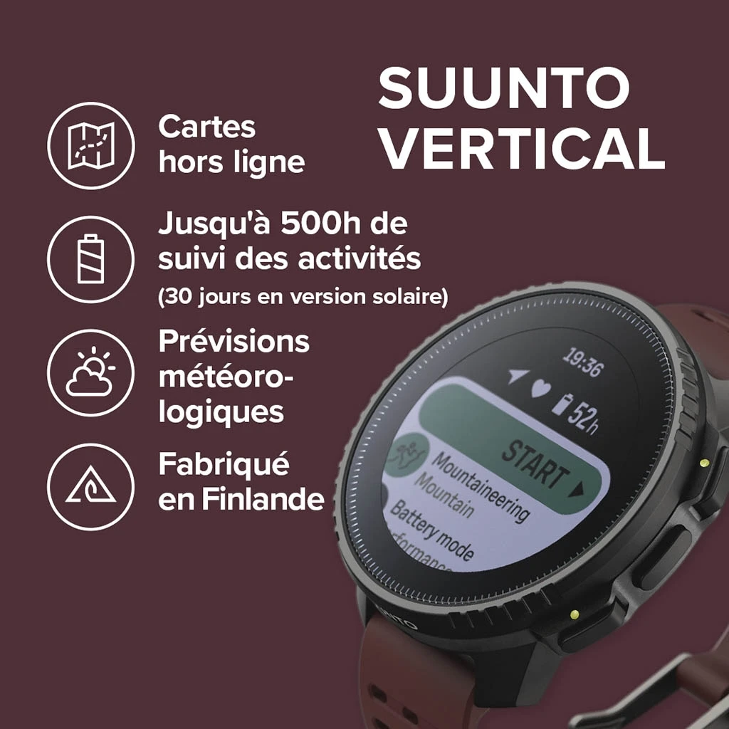 Suunto Suunto Vertical Black Ruby Bordeaux – Image 5