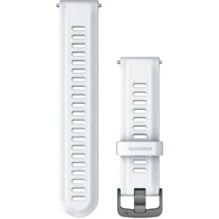 Garmin Bracelet Quick Release/ 22mm/ Silicone/ Blanc Avec Fermoir Gray