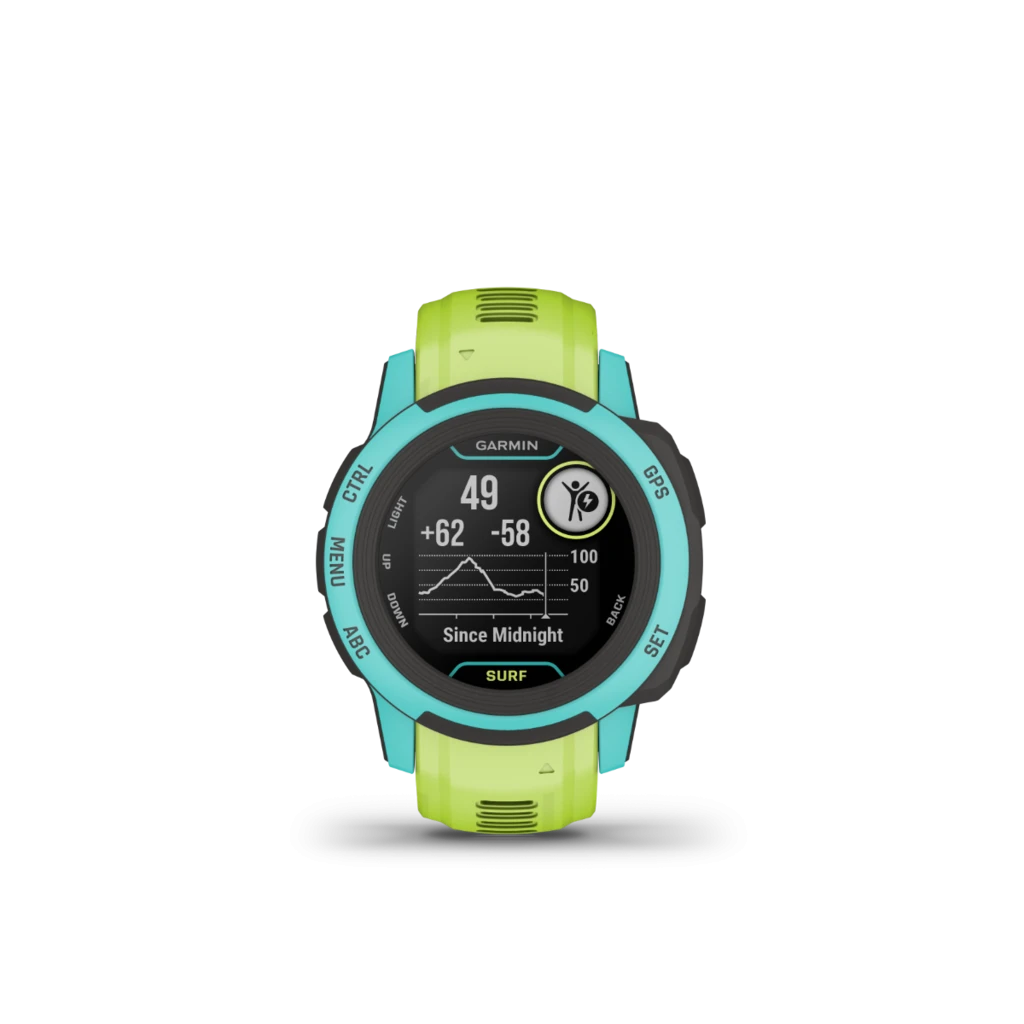 Garmin Instinct 2S Surf Edition Waikiki Vert Fluo – Image 2