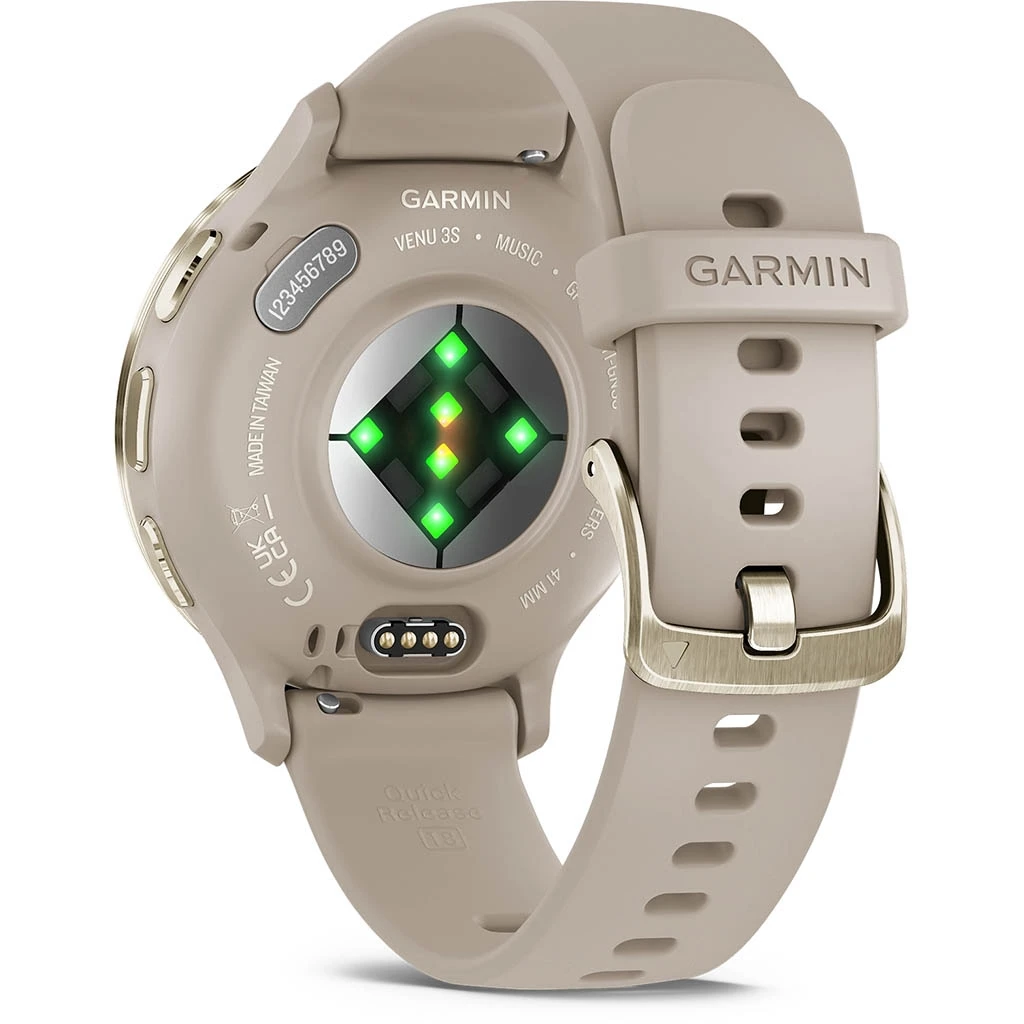 Garmin Venu 3S Soft Gold (bracelet Lin) Beige – Image 4