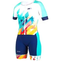 Zerod Racer Ttsuit Femme Bleu